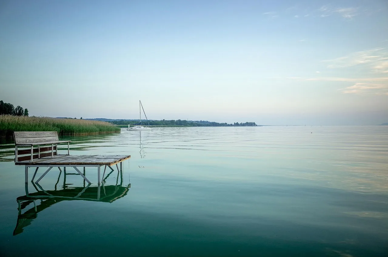 lake, serenity, water, calm, lake balaton, deck, coastline, landscape, nature. What to put in a deck and patio change order form